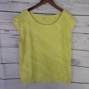 ANN TAYLOR LOFT Size Large Yellow